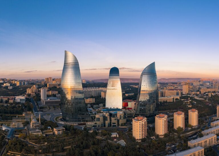Azerbaijan — Baku Flame Towers