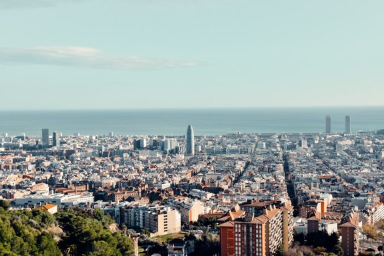 Barcelona skyline, Spain — Photo by Ansar Naib (Unsplash)