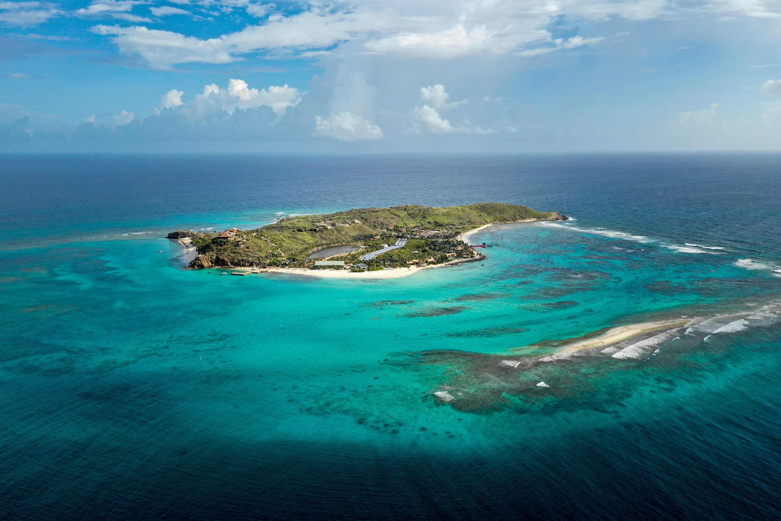 British Virgin Islands — aerial coast