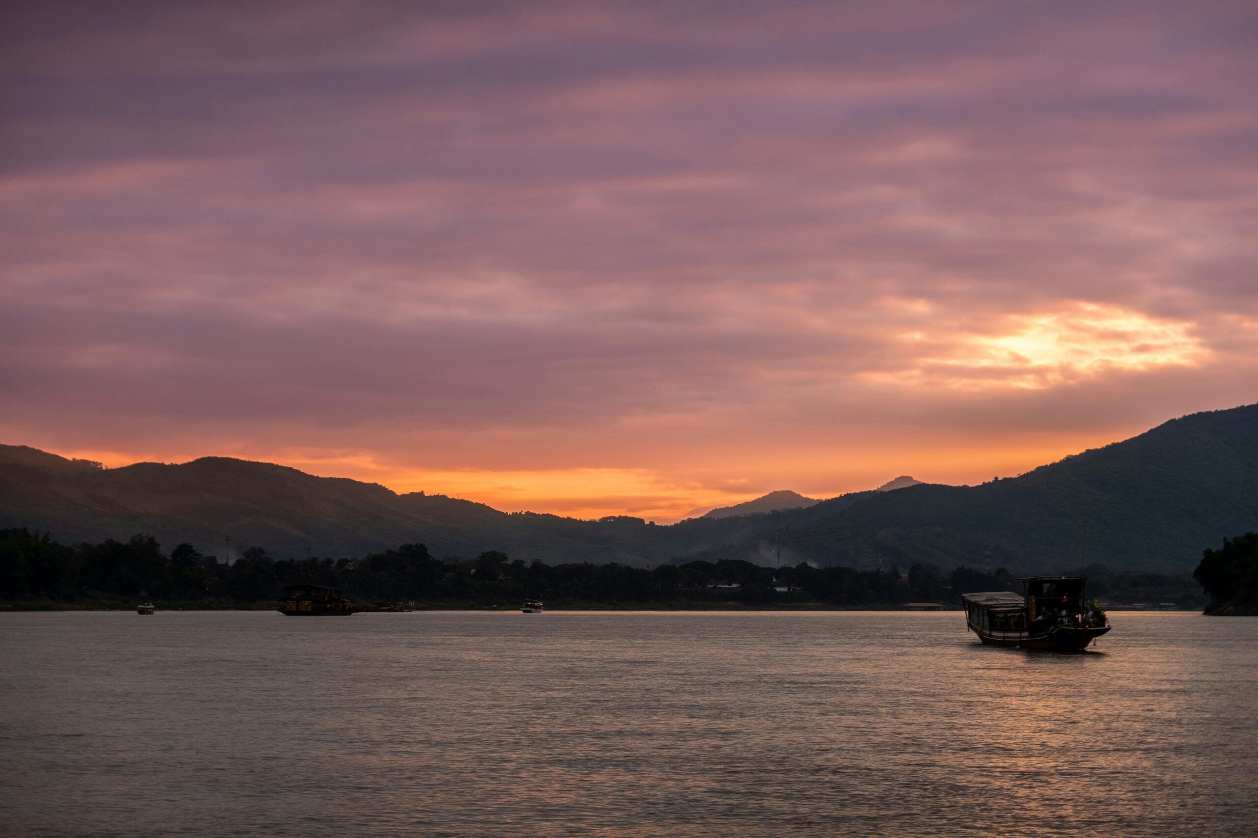 Laos — Mekong at Luang Prabang