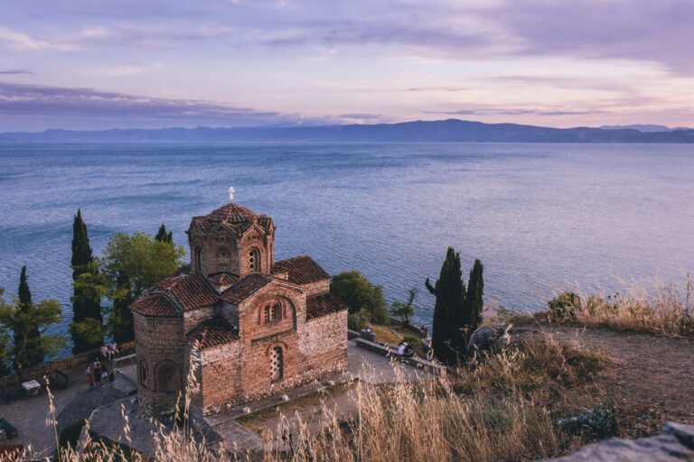 North Macedonia — Church of St John at Kaneo, Lake Ohrid