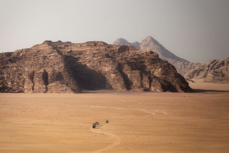 Jordan — Wadi Rum desert road
